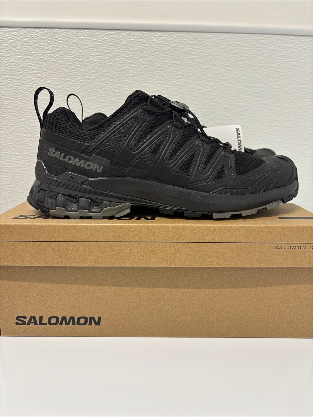 Salomon Men's XA Pro 3D V9 black/phantom/pewter size 8.5 NWT
